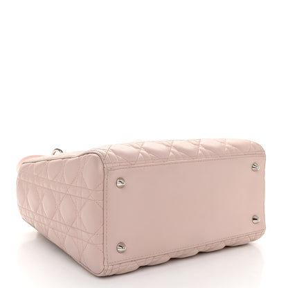 Christian Dior Lambskin Cannage Medium Lady Dior Light Pink 4 of 10