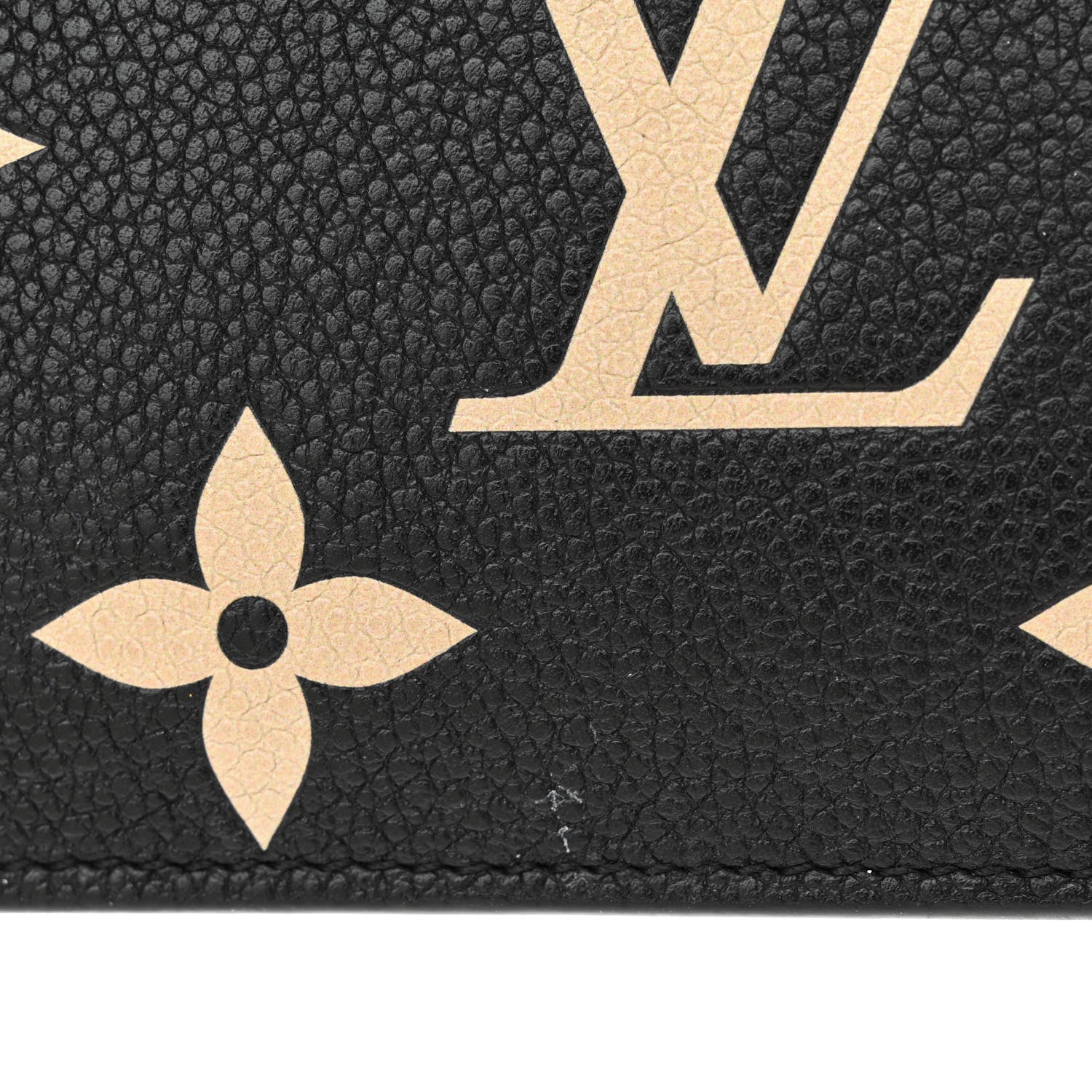 Louis Vuitton Empreinte Monogram Giant Felicie Pochette Black Beige 14 of 15