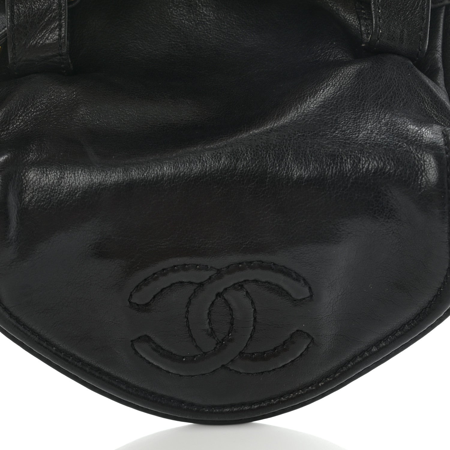 Chanel Lambskin CC Flap Waist Chain Belt Bag Black 11 of 15