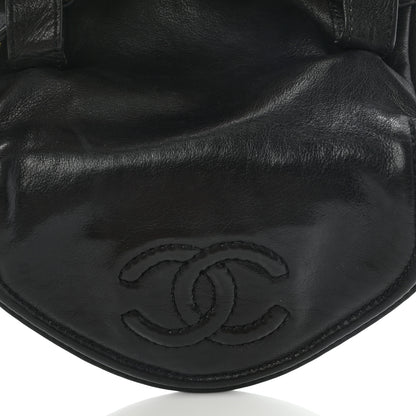 Chanel Lambskin CC Flap Waist Chain Belt Bag Black 11 of 15