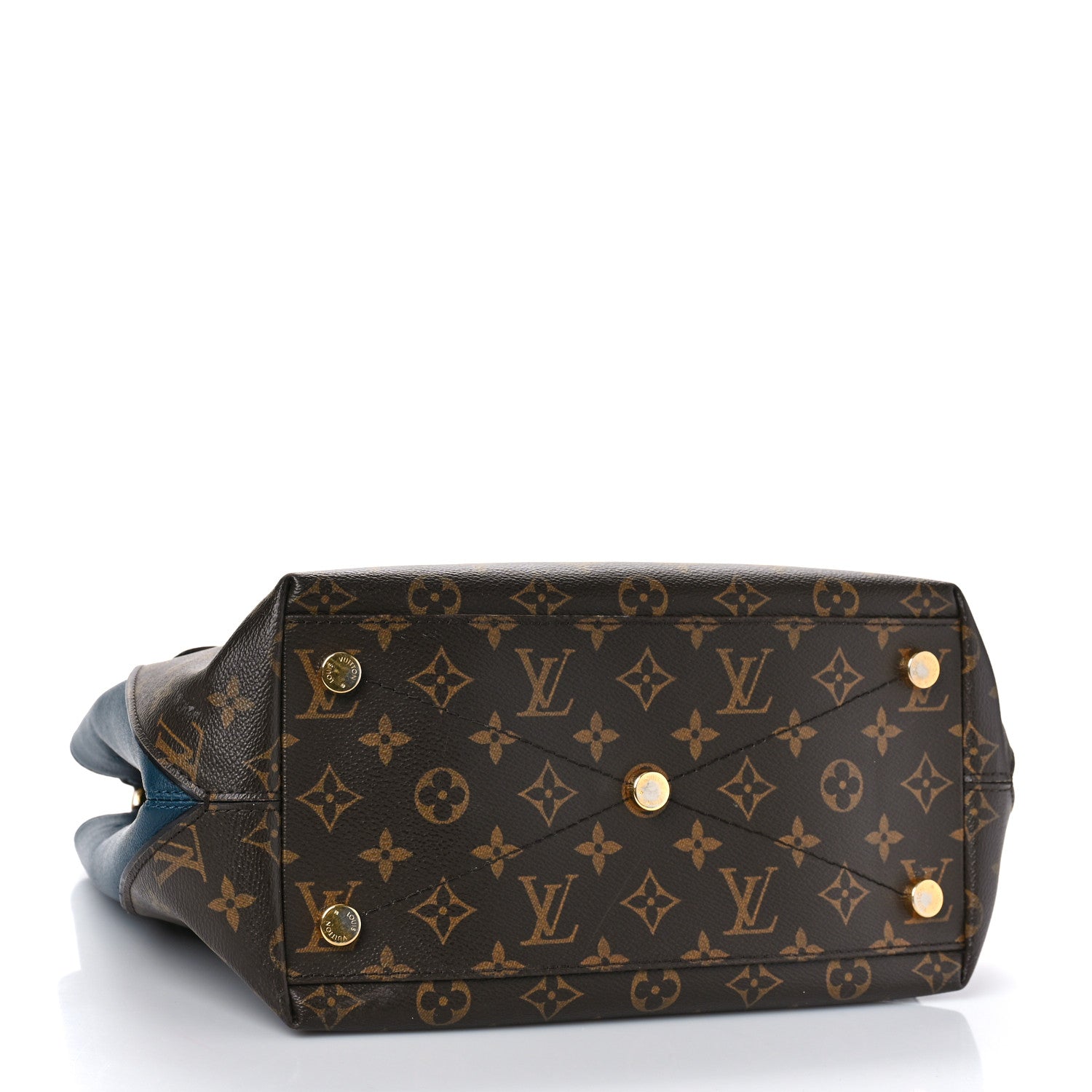 Louis Vuitton Ostrich Lizard Majestueux Tote MM Navy 1247825
