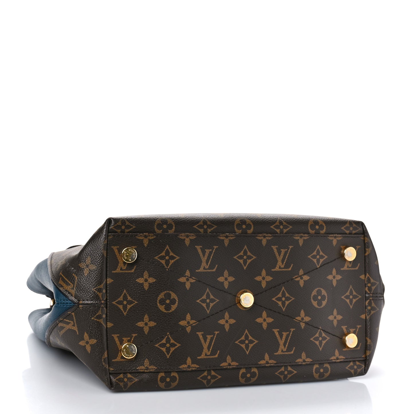 Ostrich Lizard Majestueux Tote MM Navy
