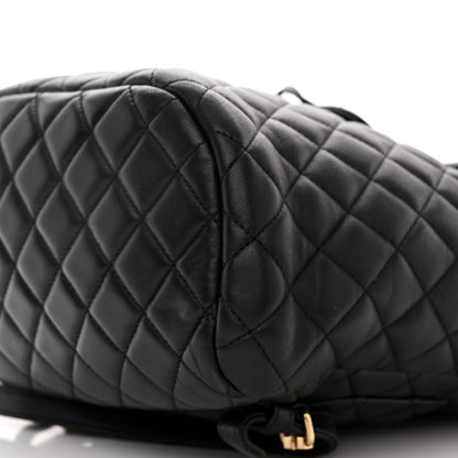 Chanel Lambskin Quilted Small Urban Spirit Backpack Black 10 of 10