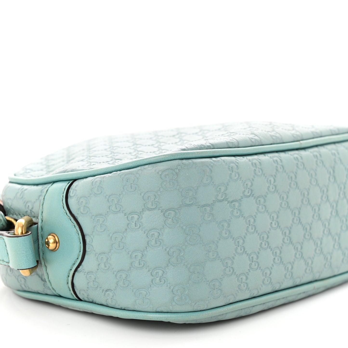 Soft Microguccissima Sunshine Disco Crossbody Bag Blue