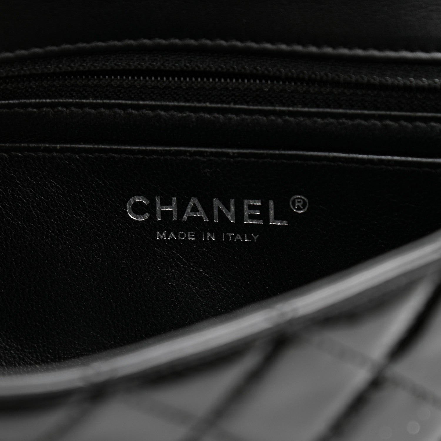 Chanel Patent Calfskin Quilted Mini Rectangular Flap Black 5 of 9