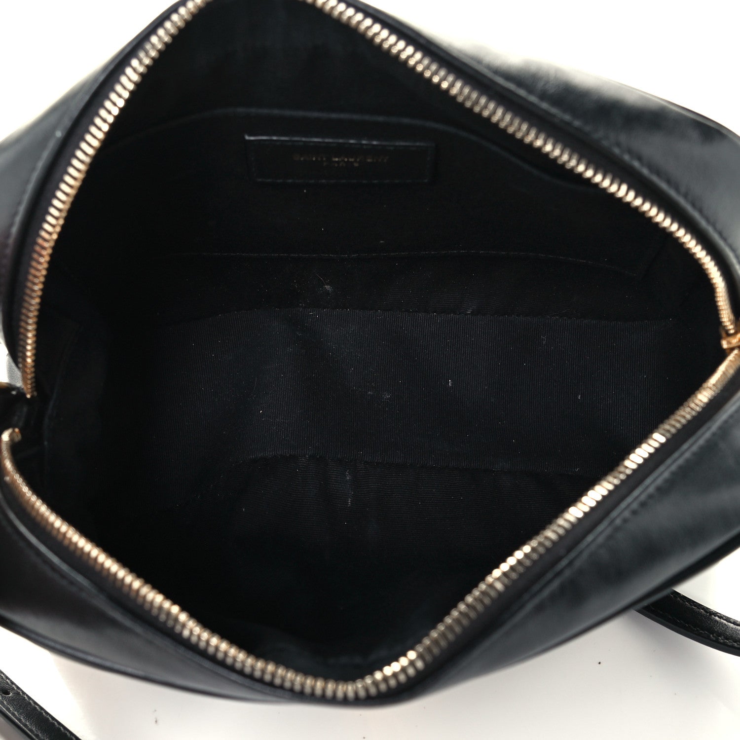 Saint Laurent Calfskin Matelasse Monogram Lou Camera Bag Black 4 of 10