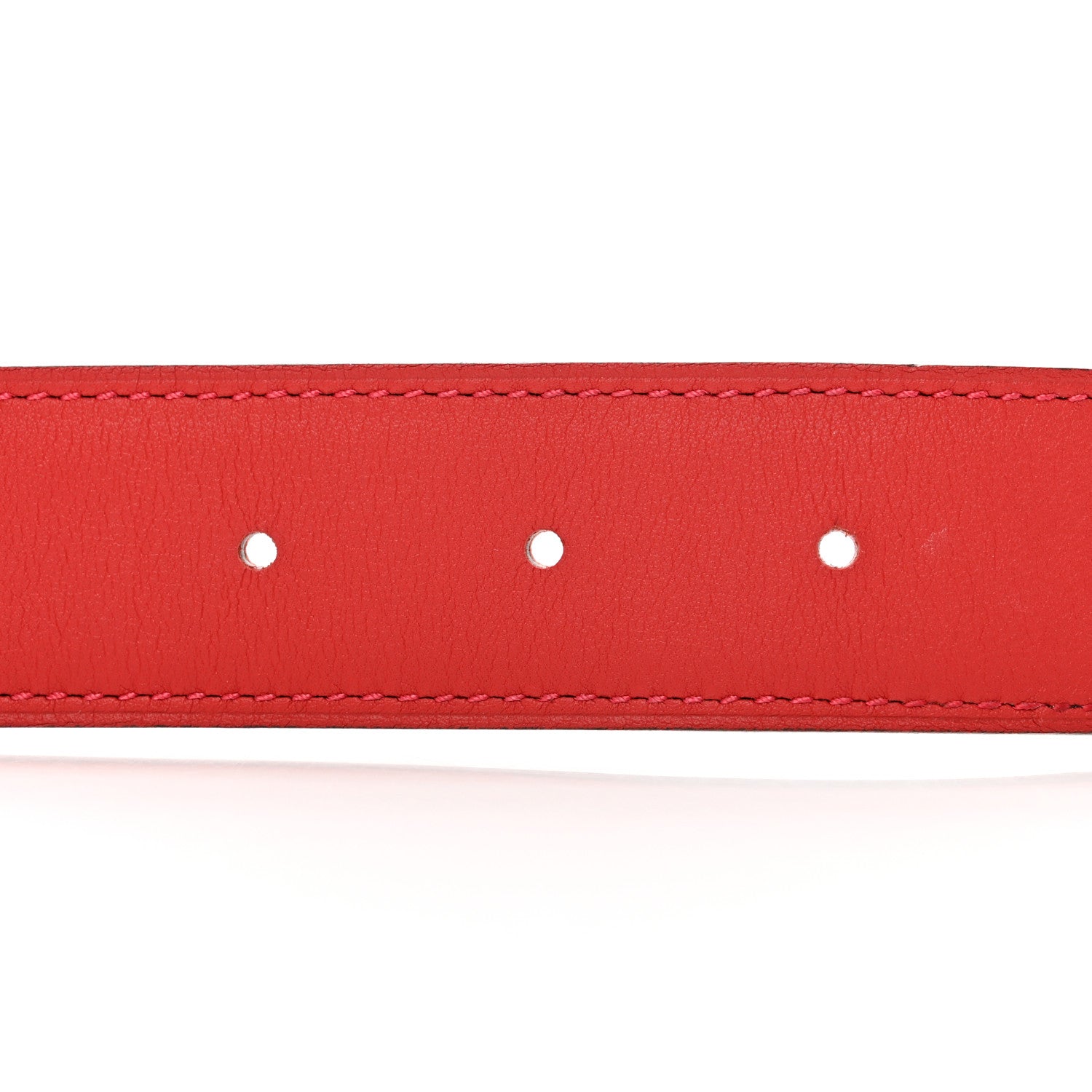 Hermes Epsom Swift 32mm Belt Strap 100 40 Rouge Pivoine Rouge Casaque 3 of 5