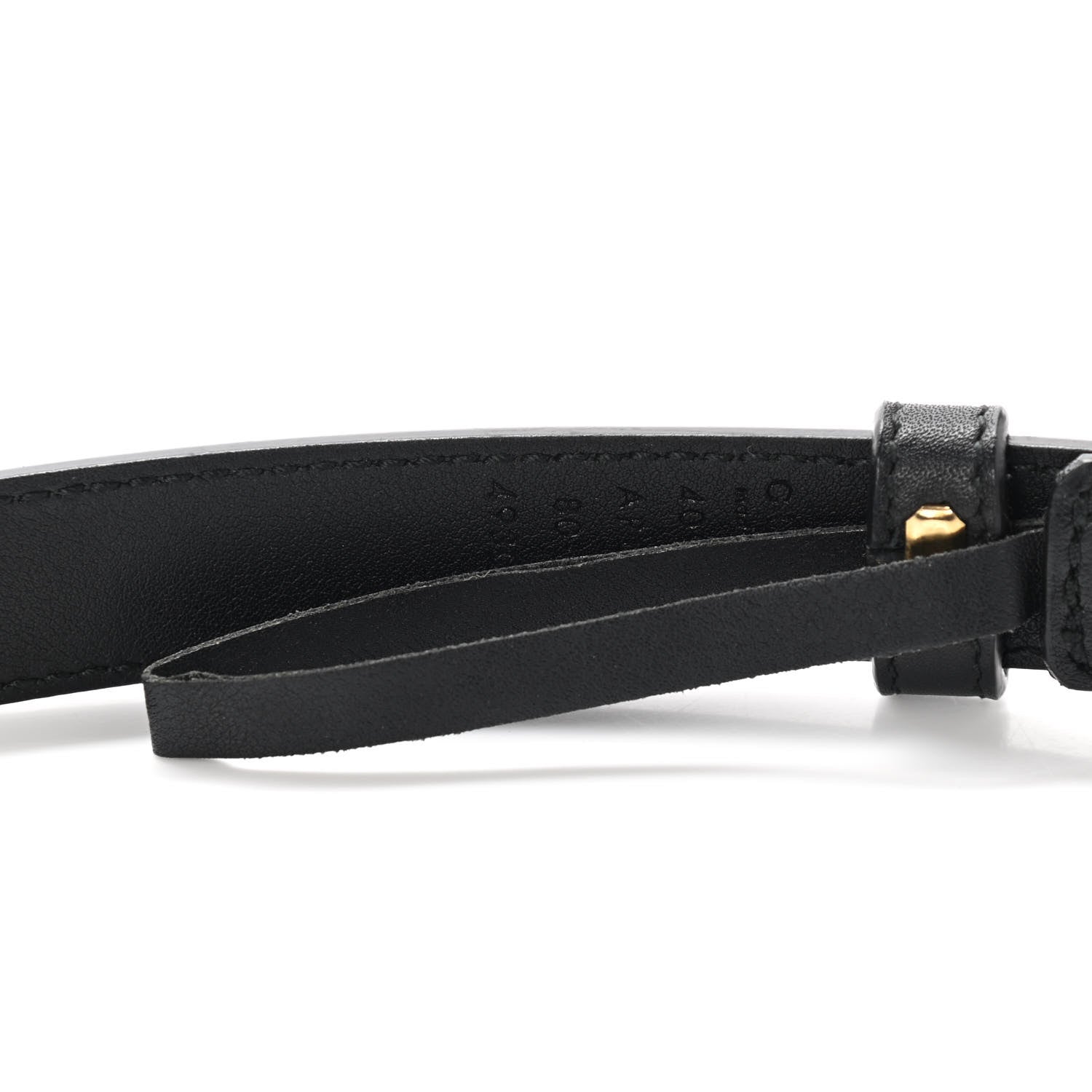 Gucci Calfskin Double G 20mm Belt 80 32 Black 8 of 8