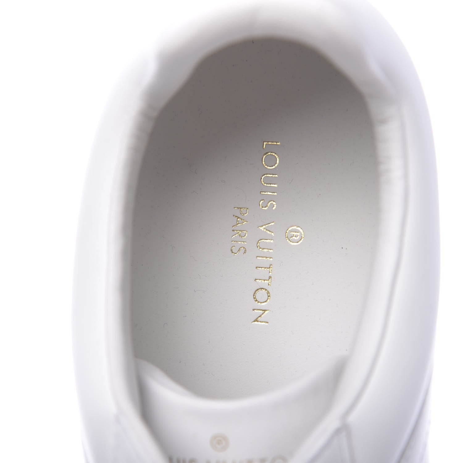 Louis Vuitton Calfskin Luxembourg Sneakers 7.5 White Bleu 6 of 8