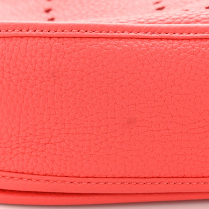 Hermes Taurillon Clemence Evelyne III PM Rose Jaipur 11 of 12