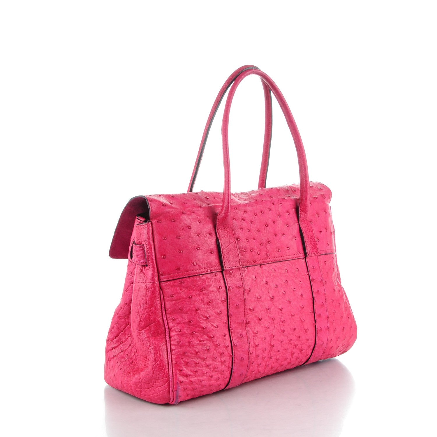 Mulberry Ostrich Bayswater Fuchsia 3 of 8