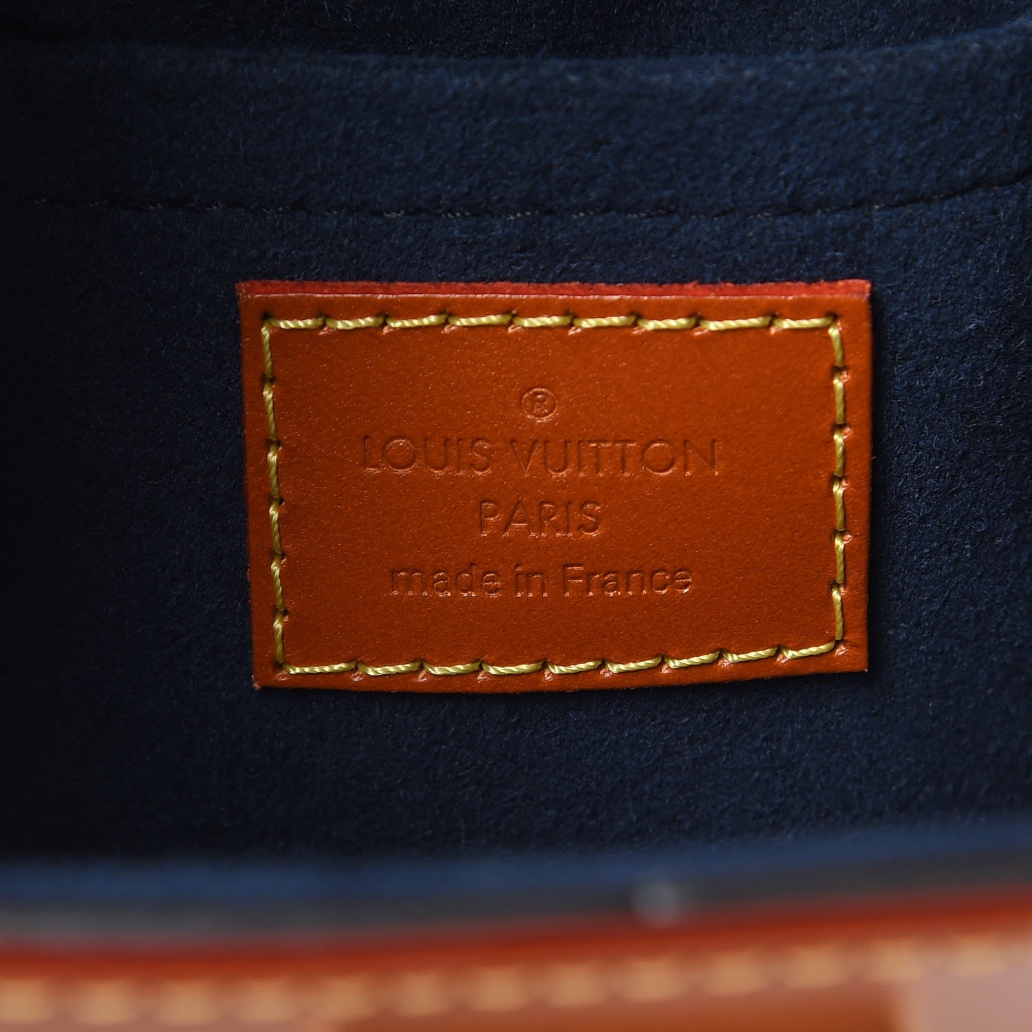 Louis Vuitton Calfskin Duffle Bag Navy 6 of 9