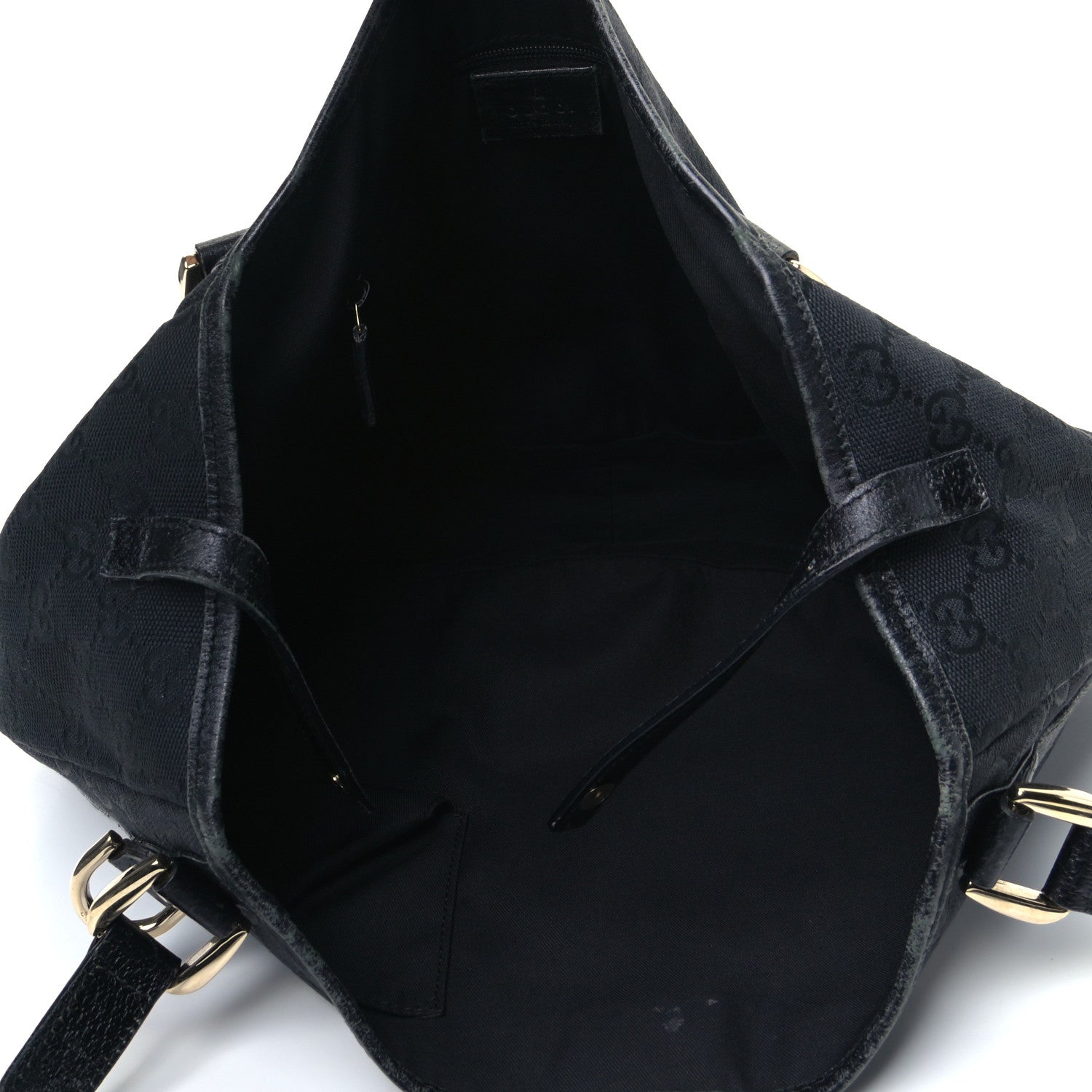 Gucci Monogram Medium Abbey Shoulder Bag Black 4 of 8