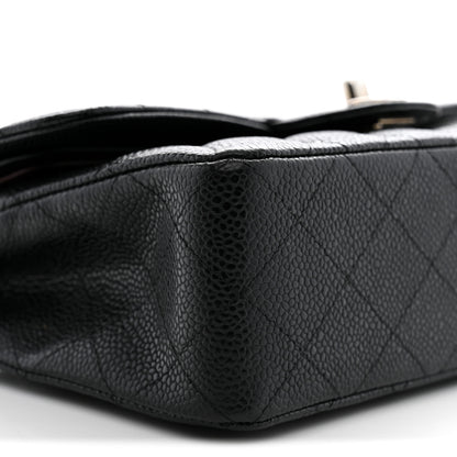 Chanel Caviar Quilted Small Double Flap Black 9 of 11