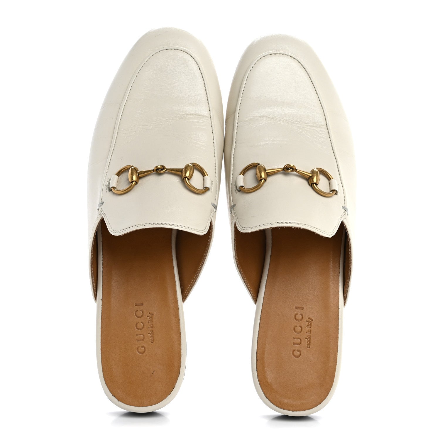 Gucci Malaga Kid Womens Princetown Slippers 36 Mystic White 2 of 13