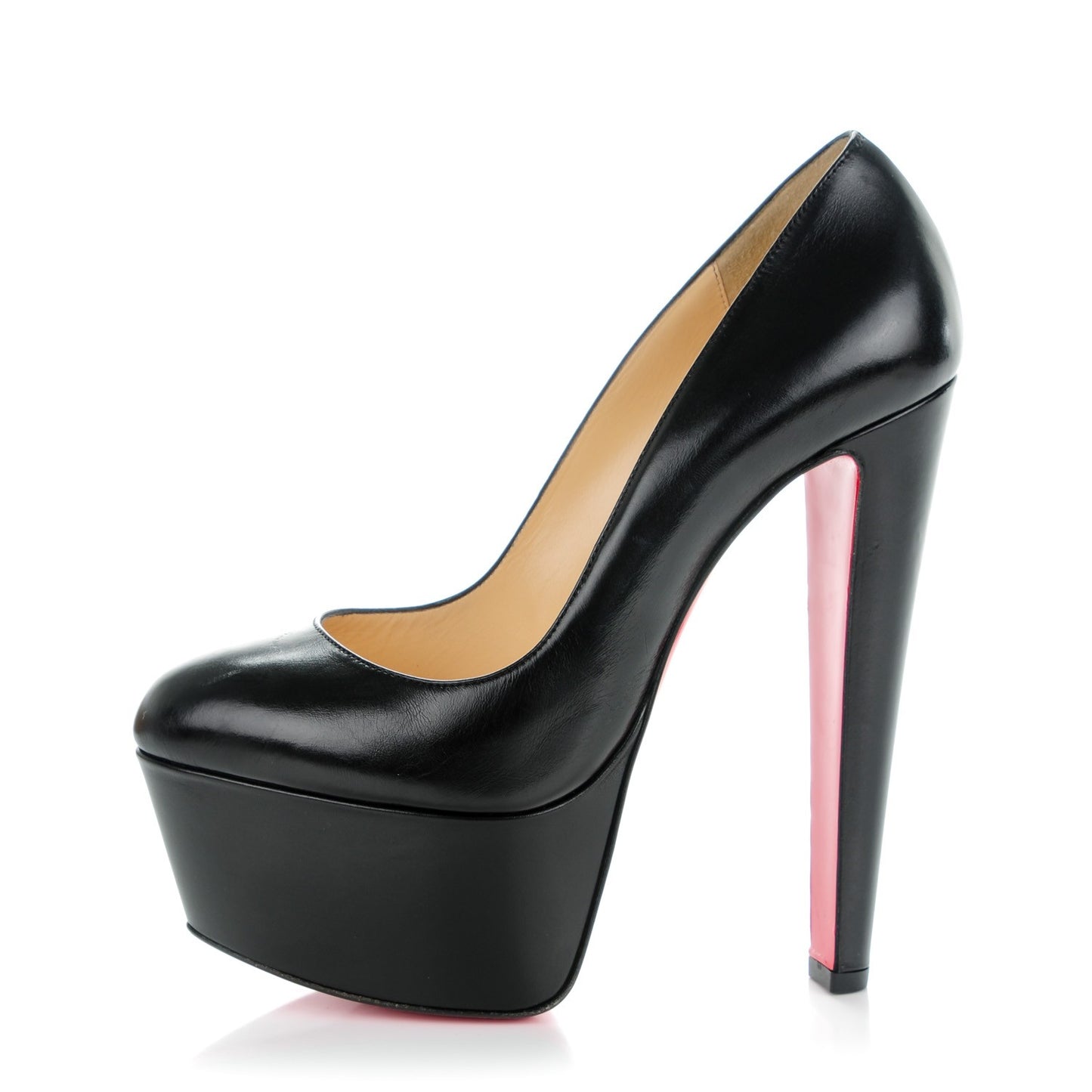 Shiny Calfskin Alta Vicky 160 Pumps 38.5 Black