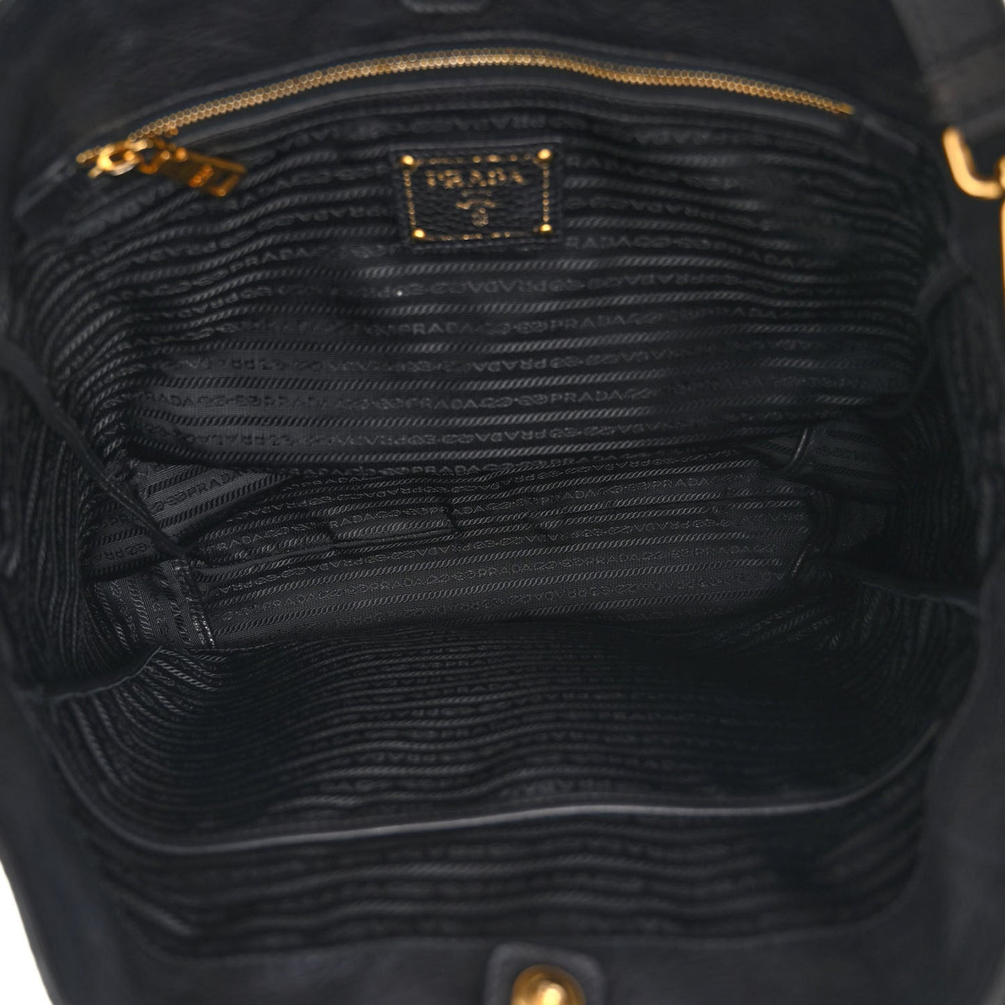 Vitello Daino Shopping Tote Black