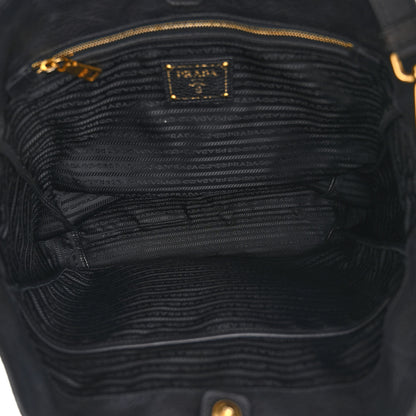 Prada Vitello Daino Shopping Tote Black 5 of 15