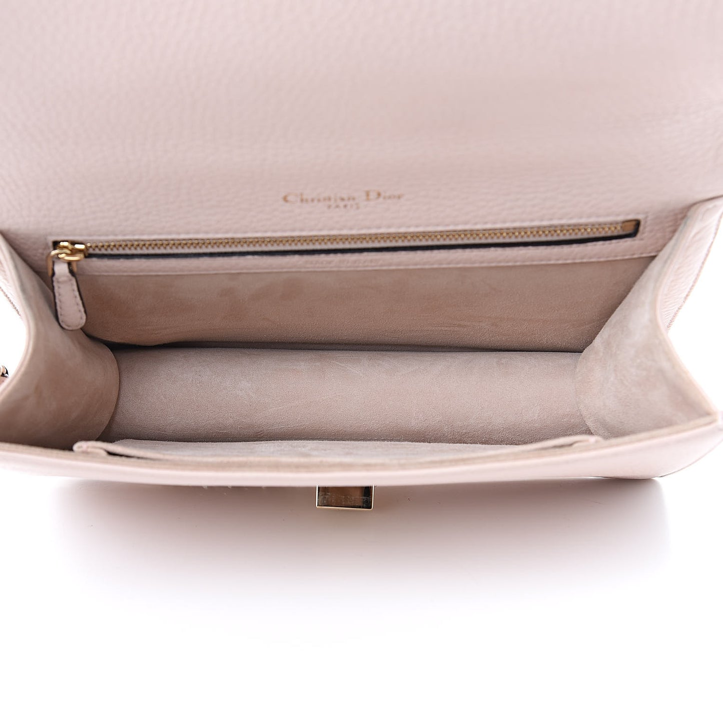 Grained Calfskin Cannage Medium Diorama Flap Bag Rose Poudre