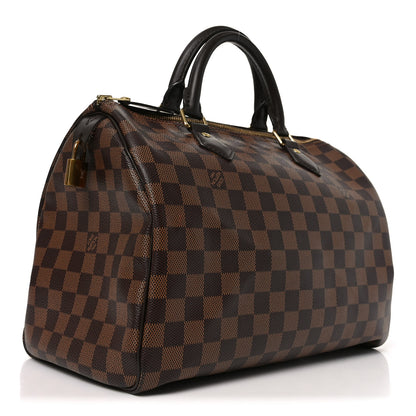Louis Vuitton Damier Ebene Speedy 30 2 of 9