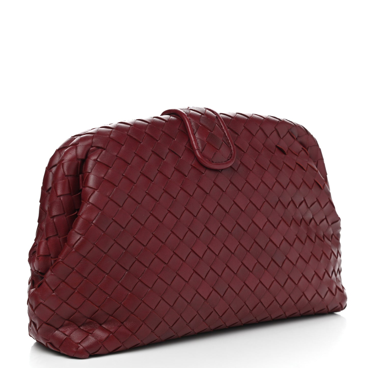 Nappa Intrecciato The Lauren 1980 Clutch Gigolo Red