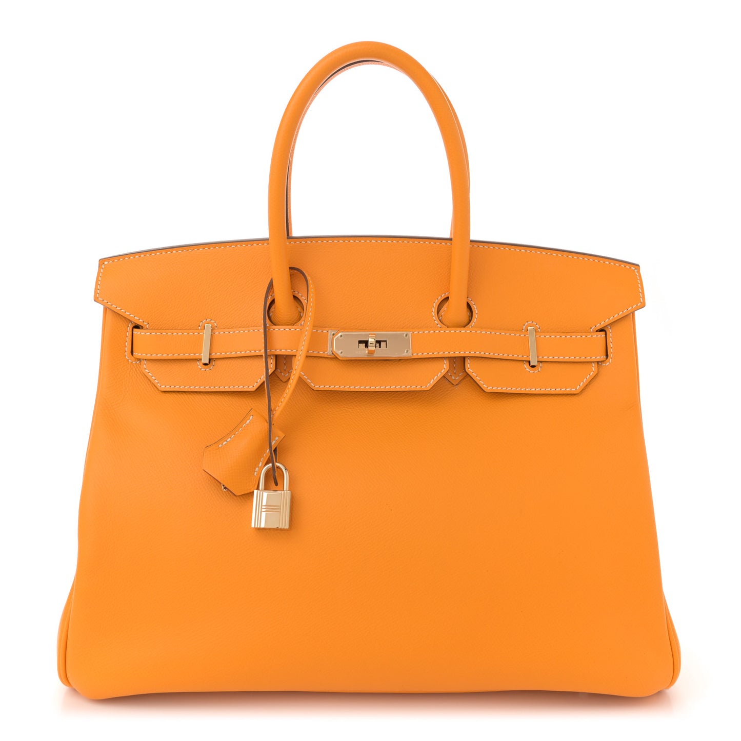 Epsom Candy Birkin 35 Jaune D'Or Feu