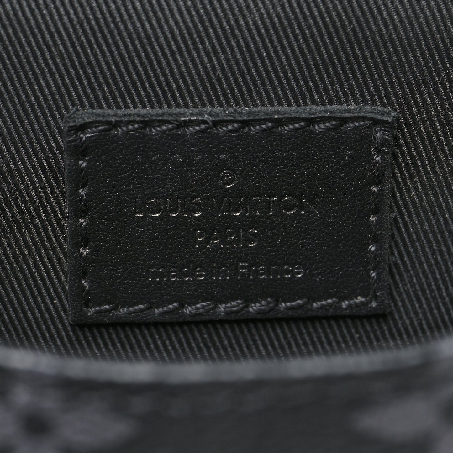 Monogram Eclipse Saumur Slingbag Black