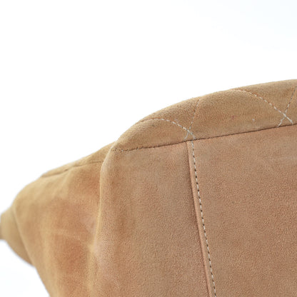 Chanel Suede Quilted Tote Beige 22 of 25