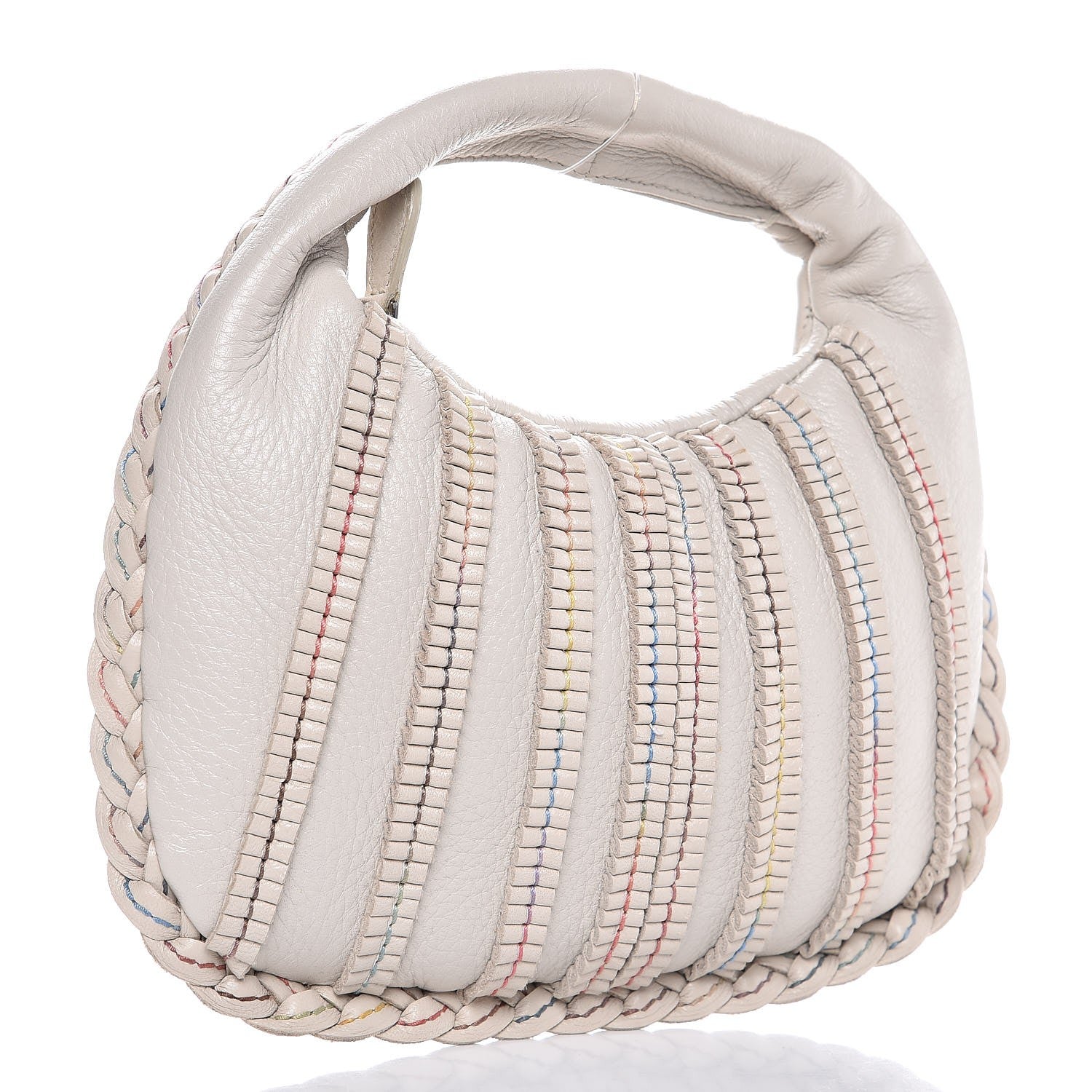 Bottega Veneta Cervo Braided Mini Veneta Hobo 3 of 9