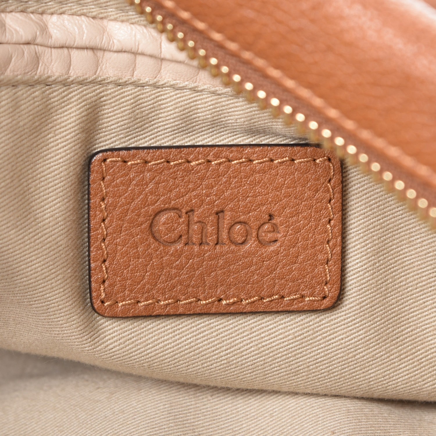 Chloe Calfskin Large Paraty Caramel 6 of 7
