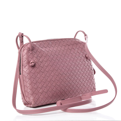 Bottega Veneta Nappa Intrecciato Pillow Crossbody Messenger Watteau 3 of 11