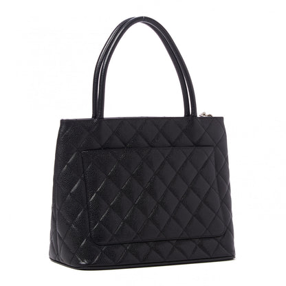 Chanel Caviar Quilted Medallion Tote Black 3 of 9