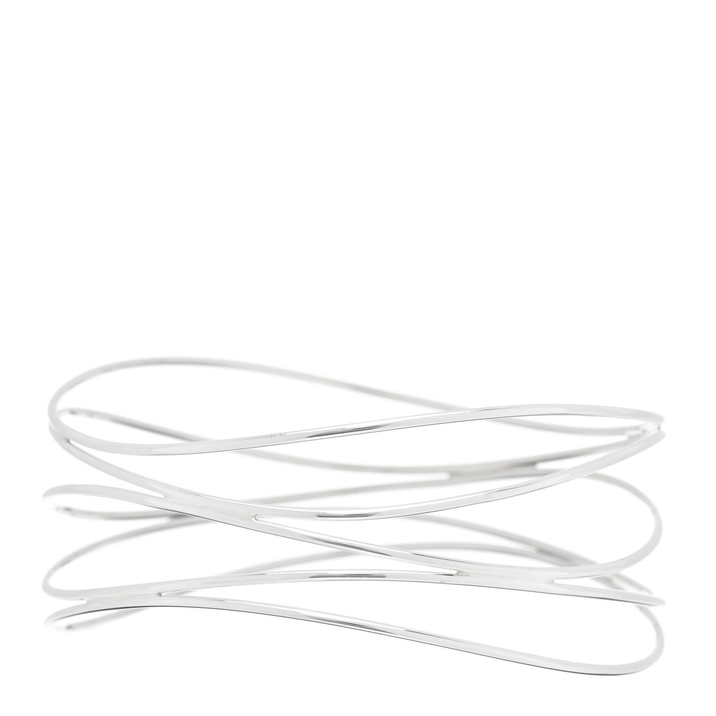 Sterling Silver Elsa Peretti Five Row Wave Bracelet