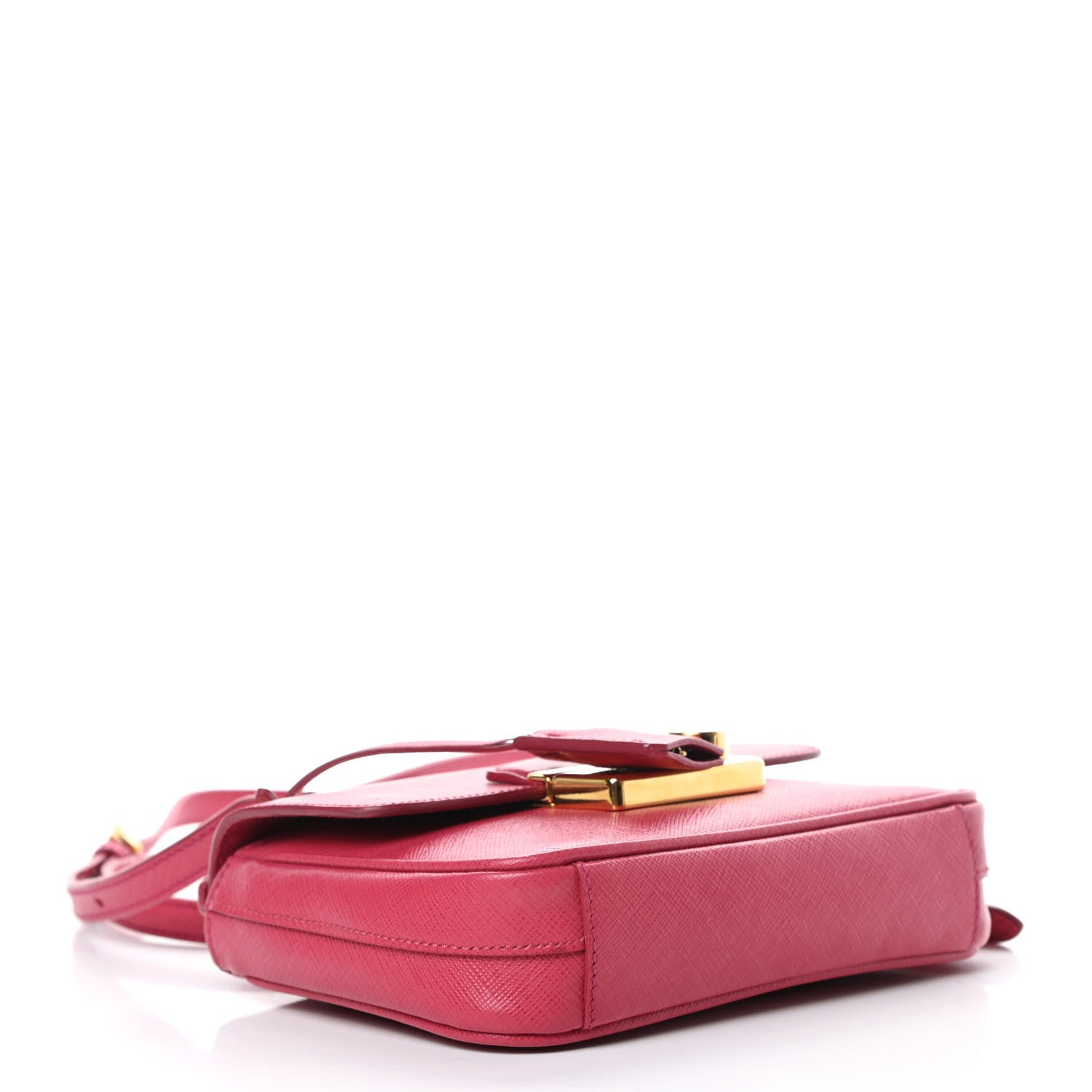 Prada Saffiano Lux Mini Sound Crossbody Ametista 4 of 11