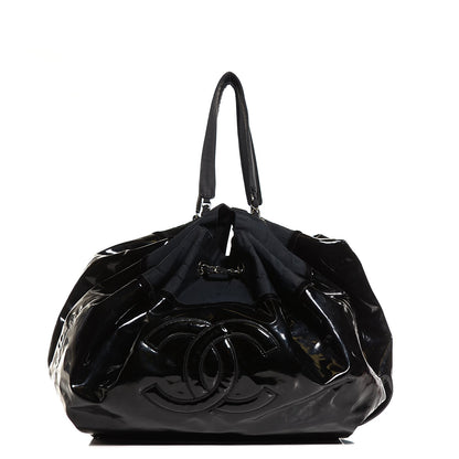 Chanel Vinyl Stretch Spirit Large Cabas Black 1 of 8