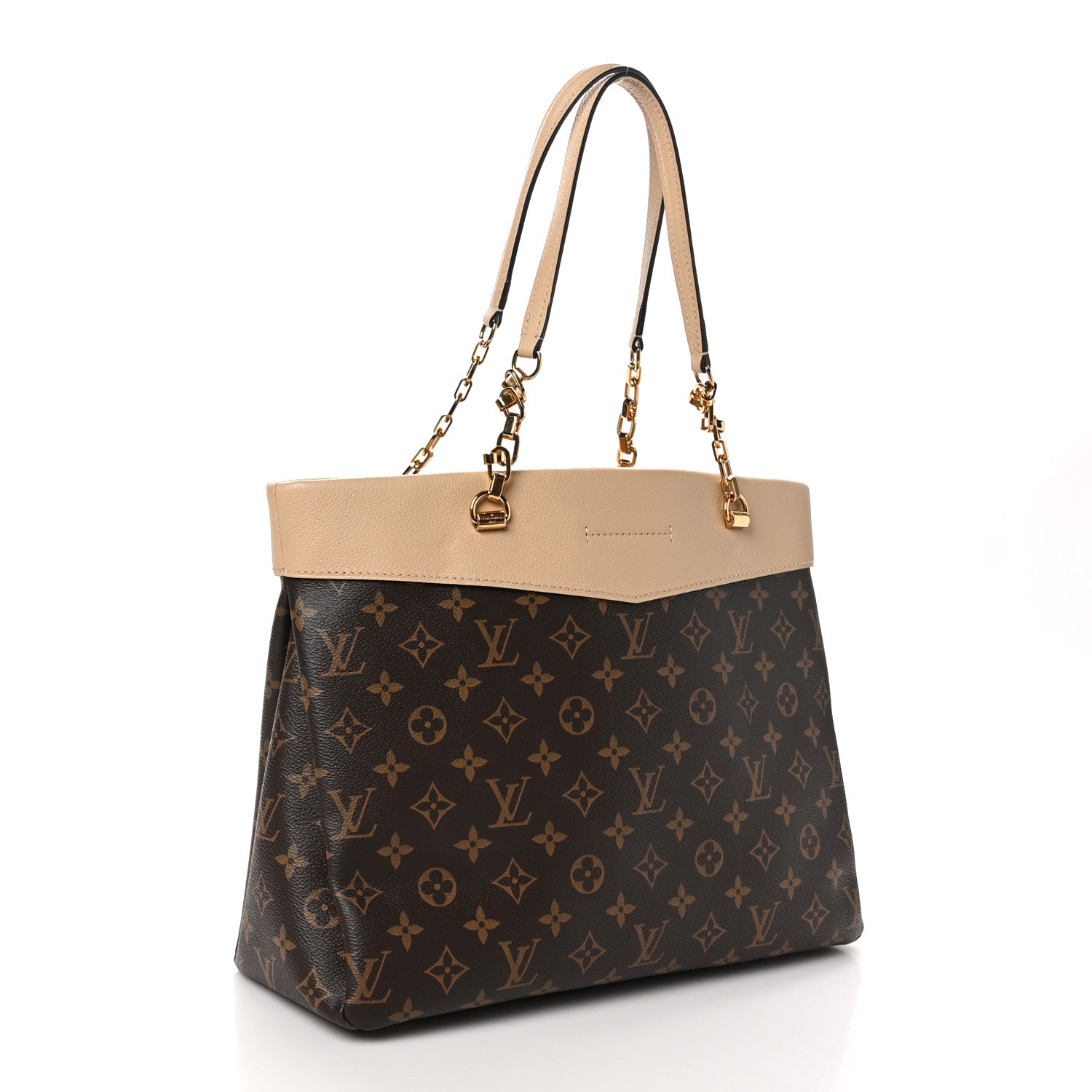 Louis Vuitton Monogram Pallas Shopper Dune 3 of 9