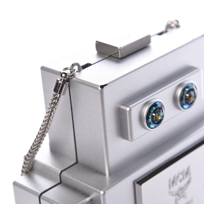 MCM Perspex Roboter Series Clutch Bag Silver 12 of 29