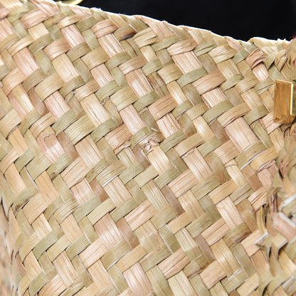 Valentino Garavani Raffia Medium Vlogo Escape Shopper Natural Black Rouge 12 of 22