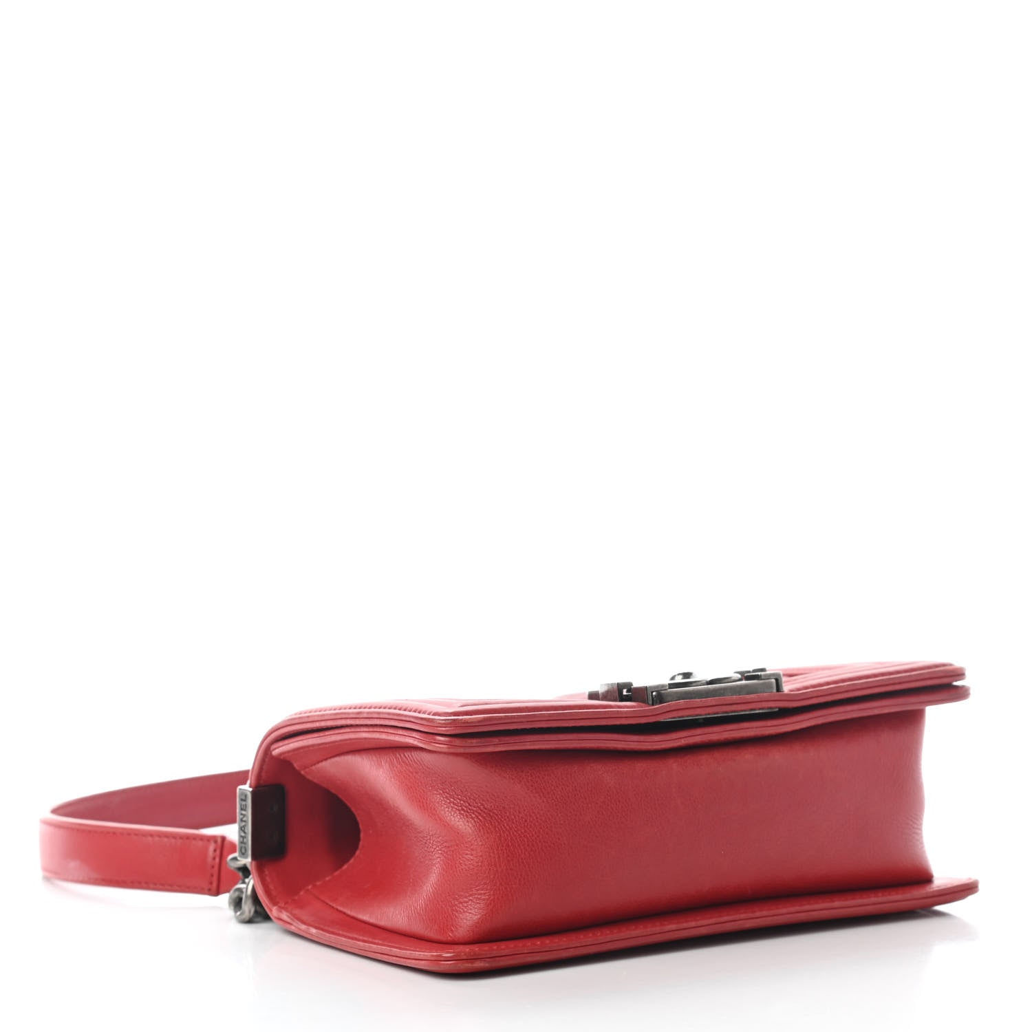Chanel Quilted Small Boy Flap Red 3 of 9