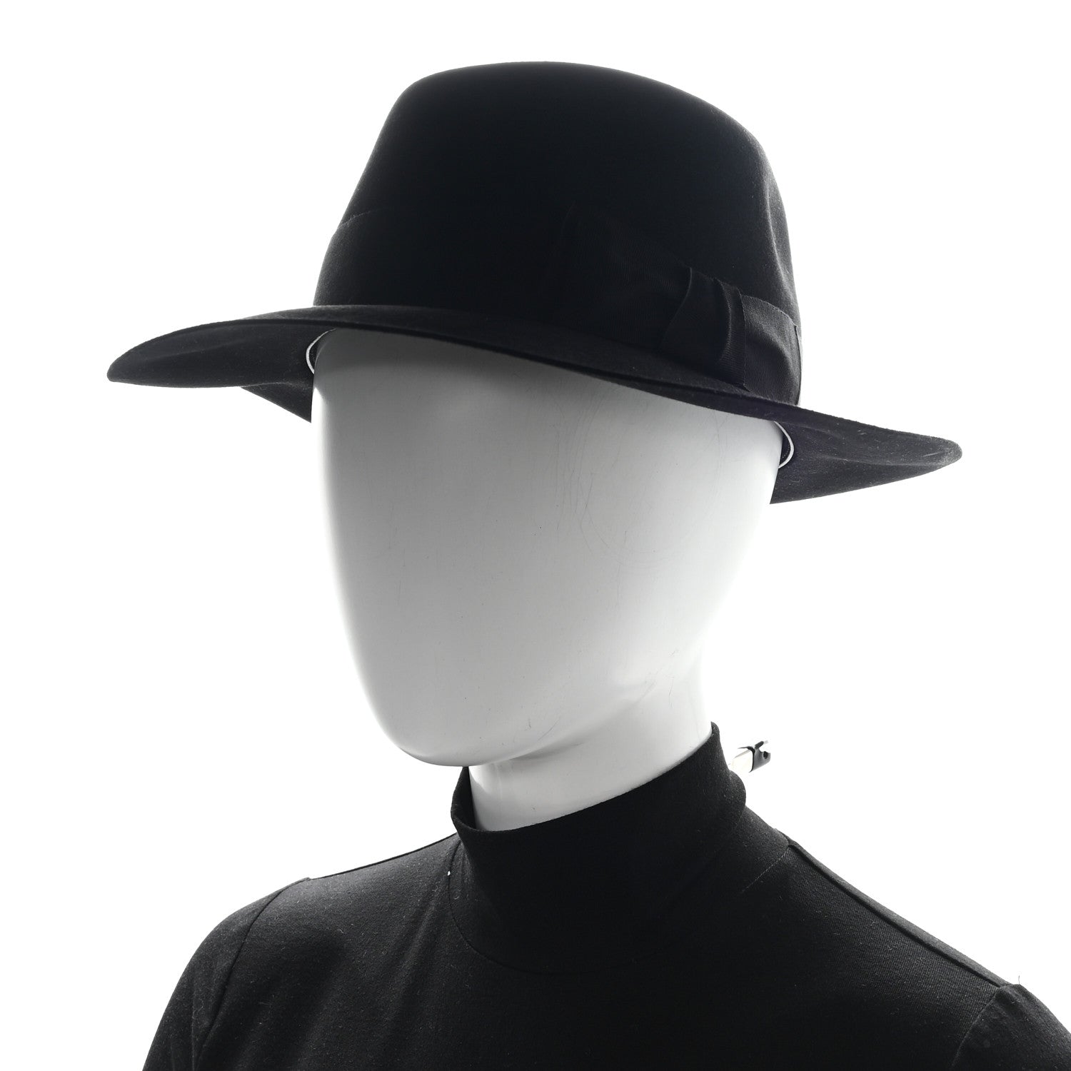 Hermes Feutre Silk Hat 59 Black 2 of 10
