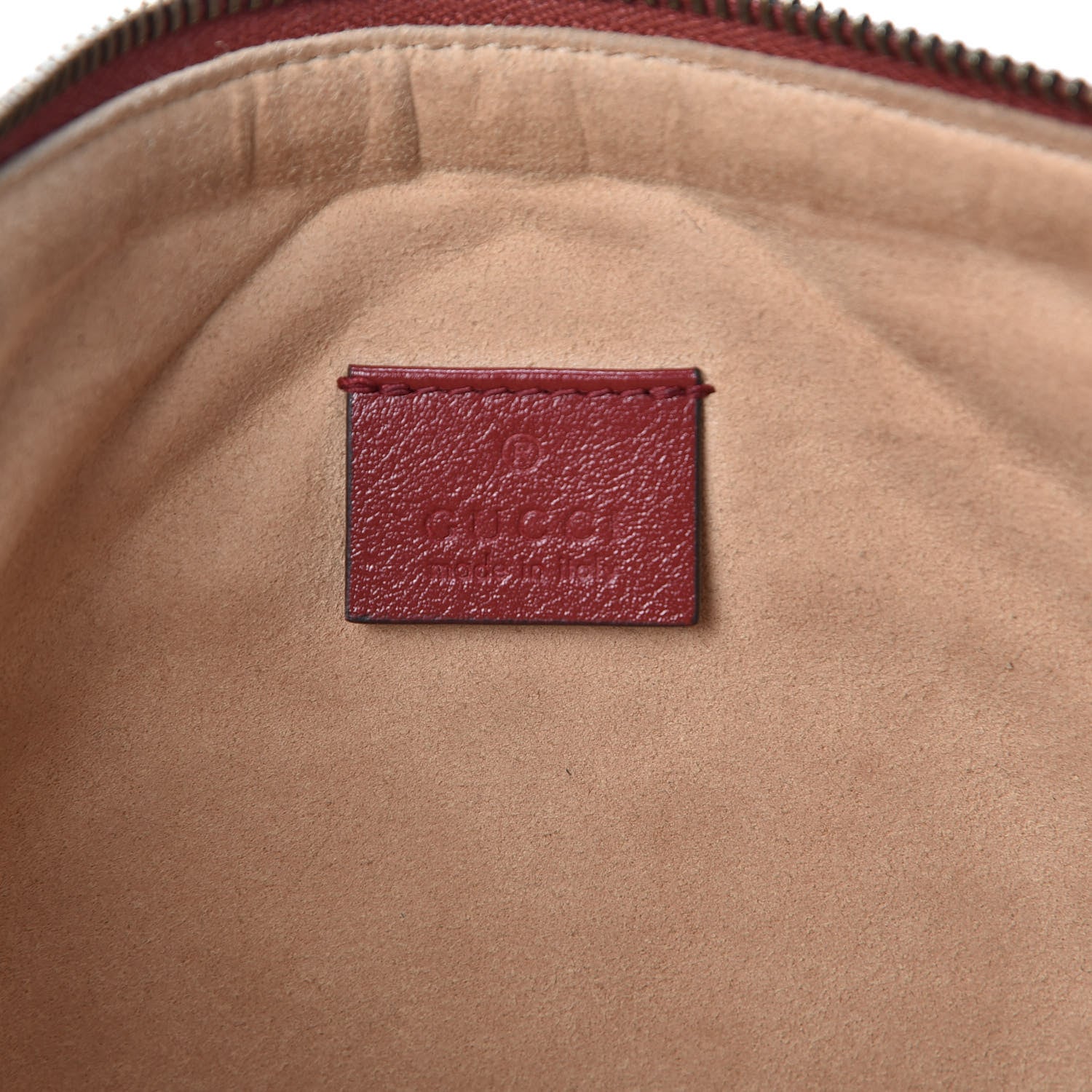 Gucci Azalea Calfskin Matelasse Heart GG Marmont Zip Pouch Romantic Cerise 7 of 8