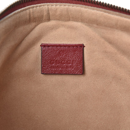 Gucci Azalea Calfskin Matelasse Heart GG Marmont Zip Pouch Romantic Cerise 7 of 8