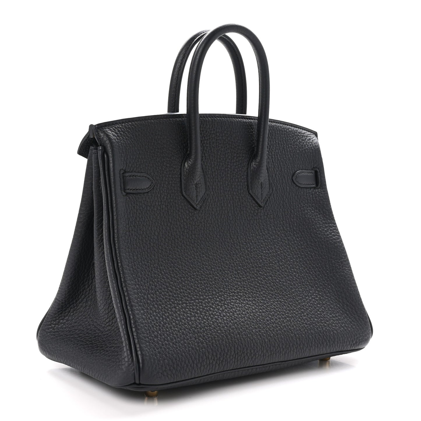 Togo Verso Birkin 25 Black Toundra