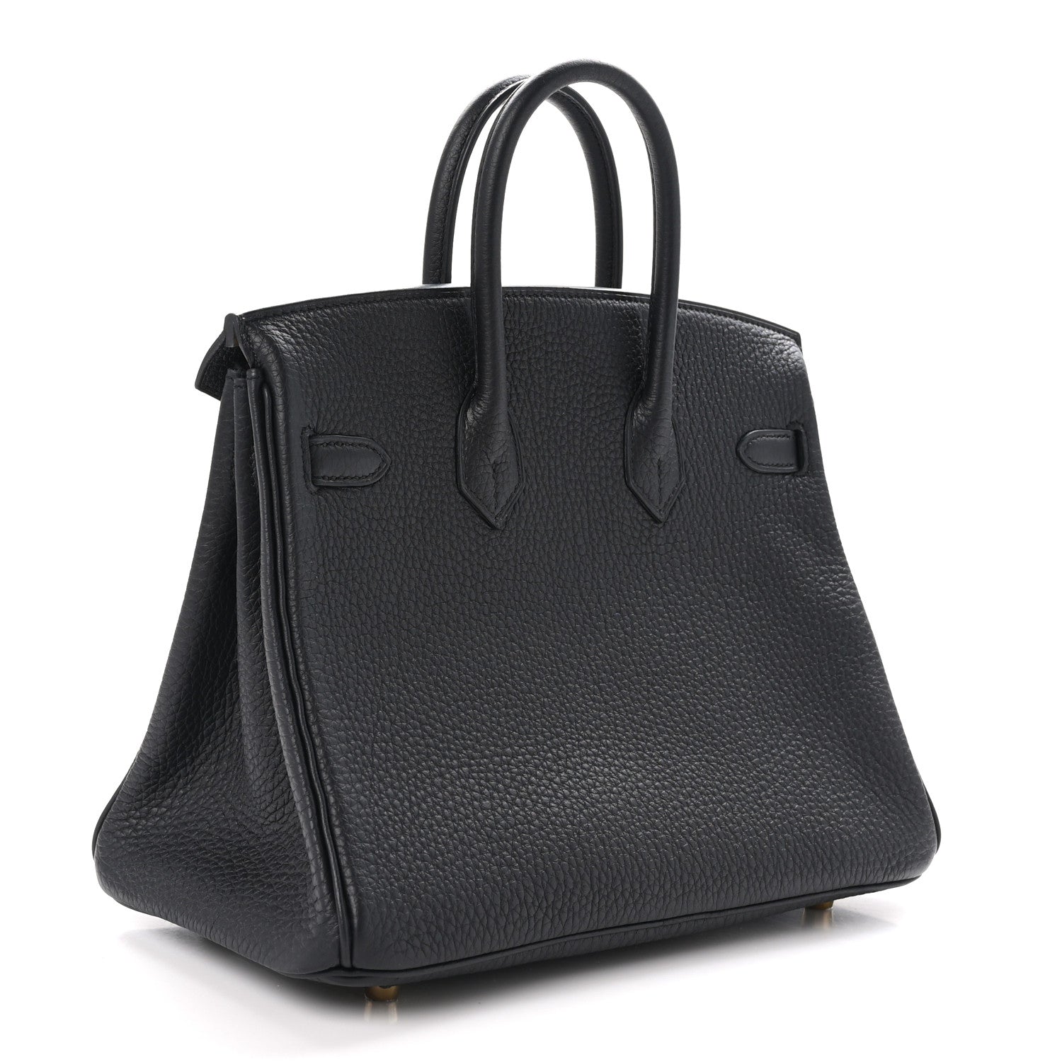 Hermes Togo Verso Birkin 25 Black Toundra 3 of 11