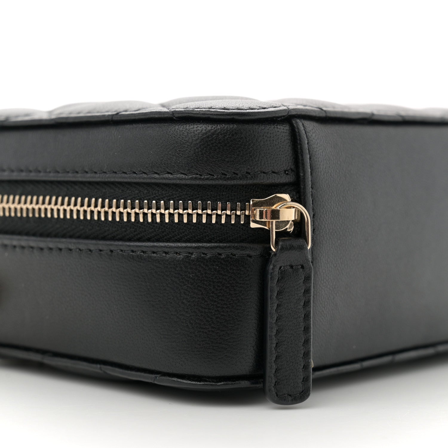 Chanel Lambskin Quilted CC Pearl Crush Camera Case Black 9 of 11