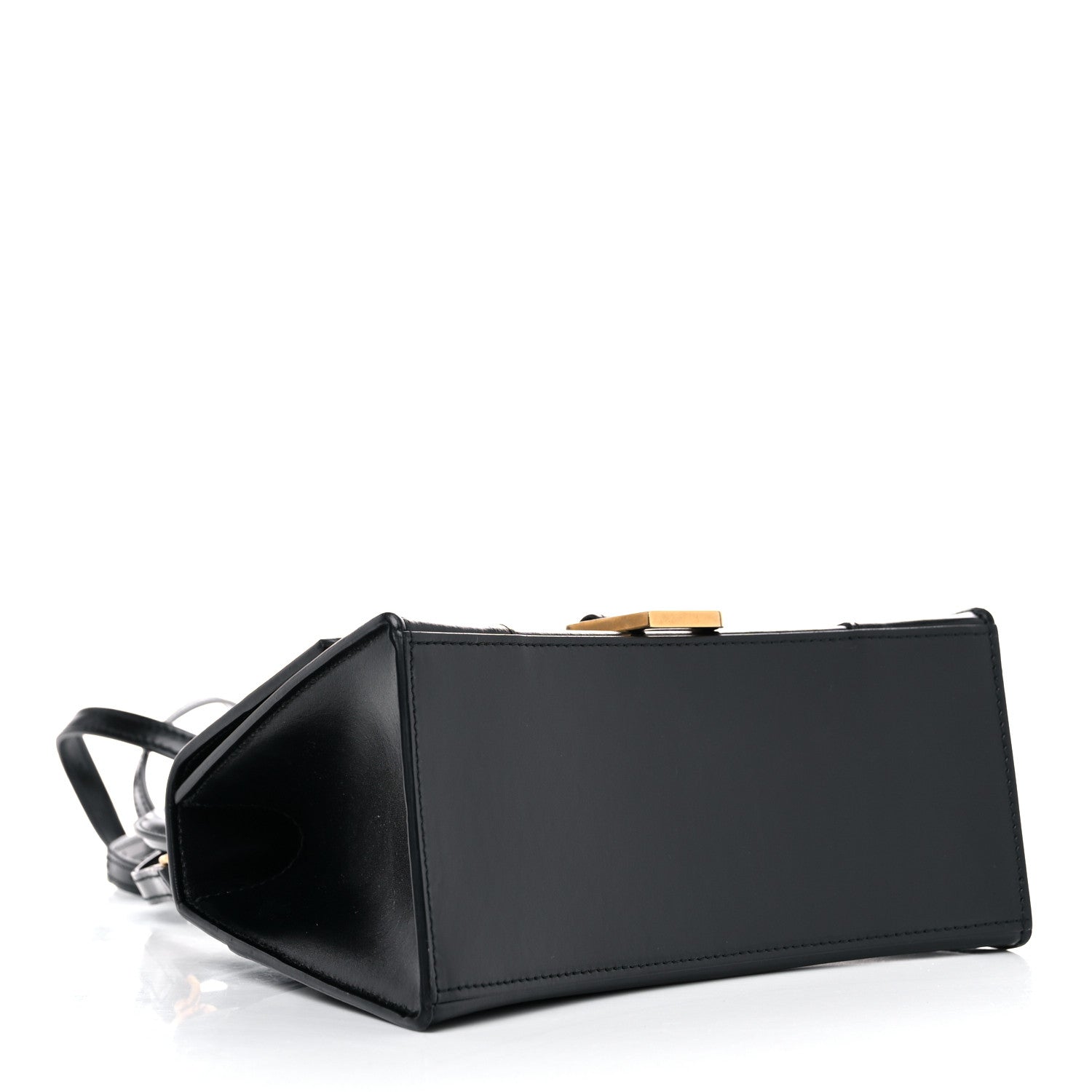 Balenciaga Shiny Box Calfskin Small Hourglass Top Handle Bag Black 4 of 15