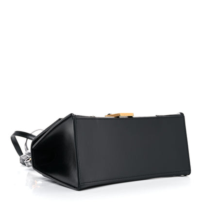 Balenciaga Shiny Box Calfskin Small Hourglass Top Handle Bag Black 4 of 15
