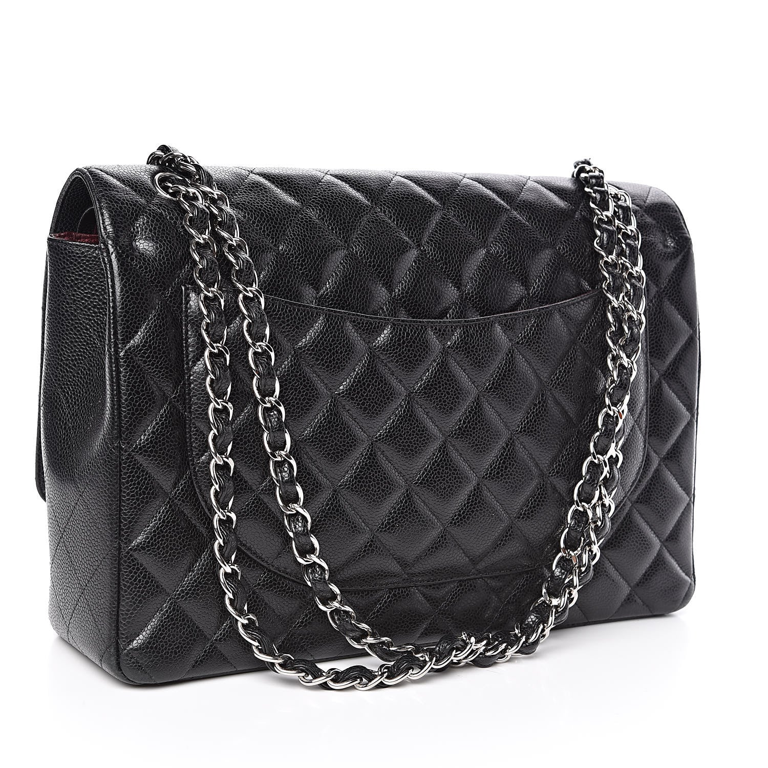 Chanel Caviar Quilted Maxi Double Flap Black 3 of 16