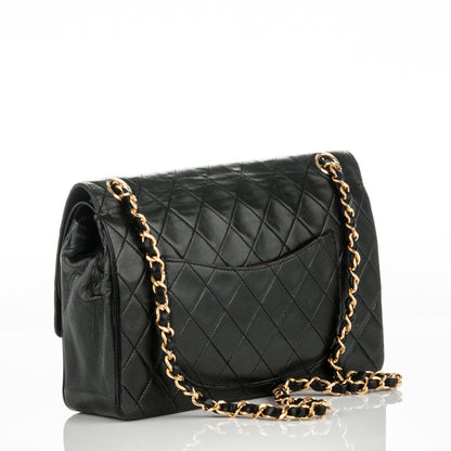 Chanel Lambskin Quilted Medium Double Flap Black 3 of 8