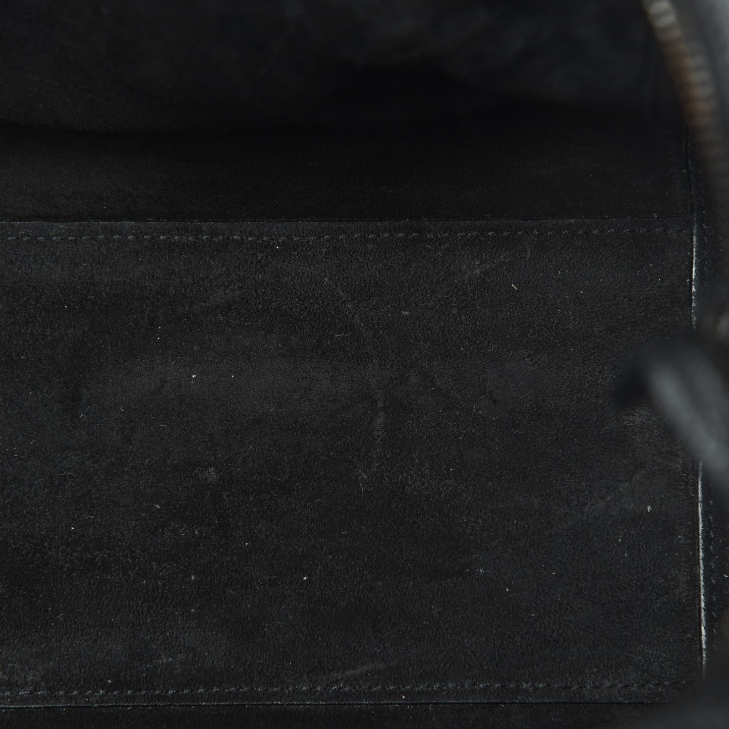 Grained Calfskin Small Cabas Rive Gauche Black
